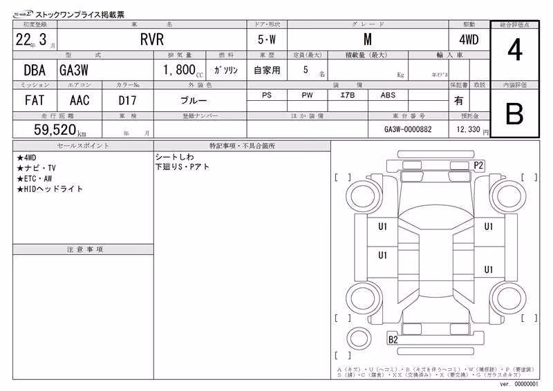 MITSUBISHI RVR