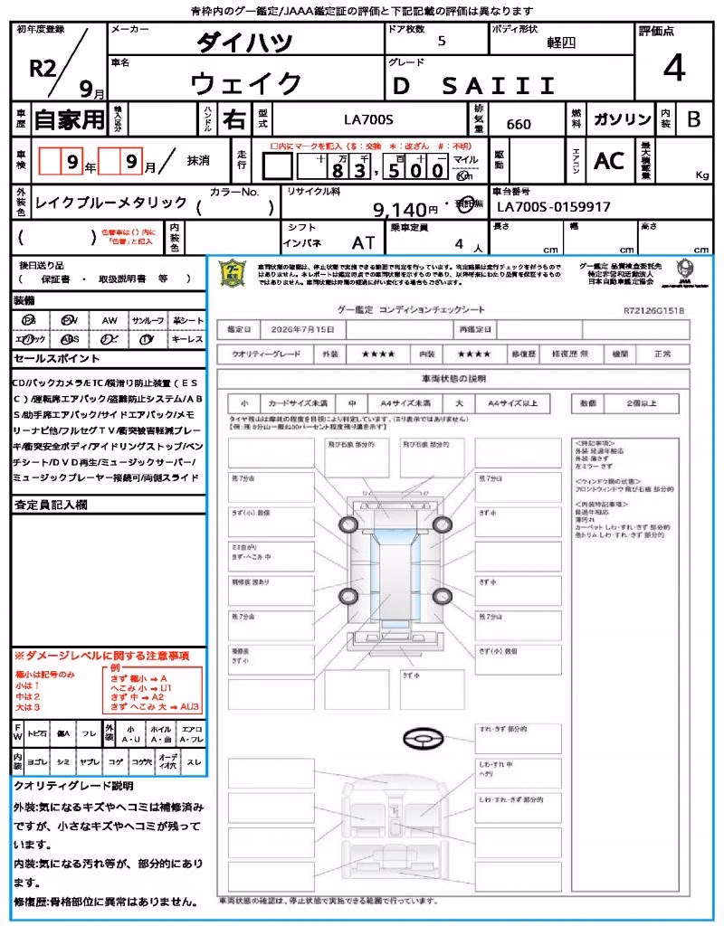 DAIHATSU WAKE