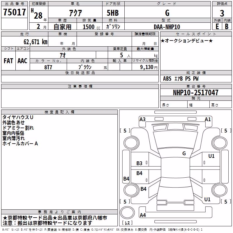 TOYOTA AQUA