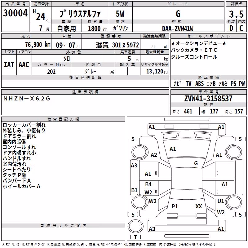 TOYOTA PRIUS ALPHA