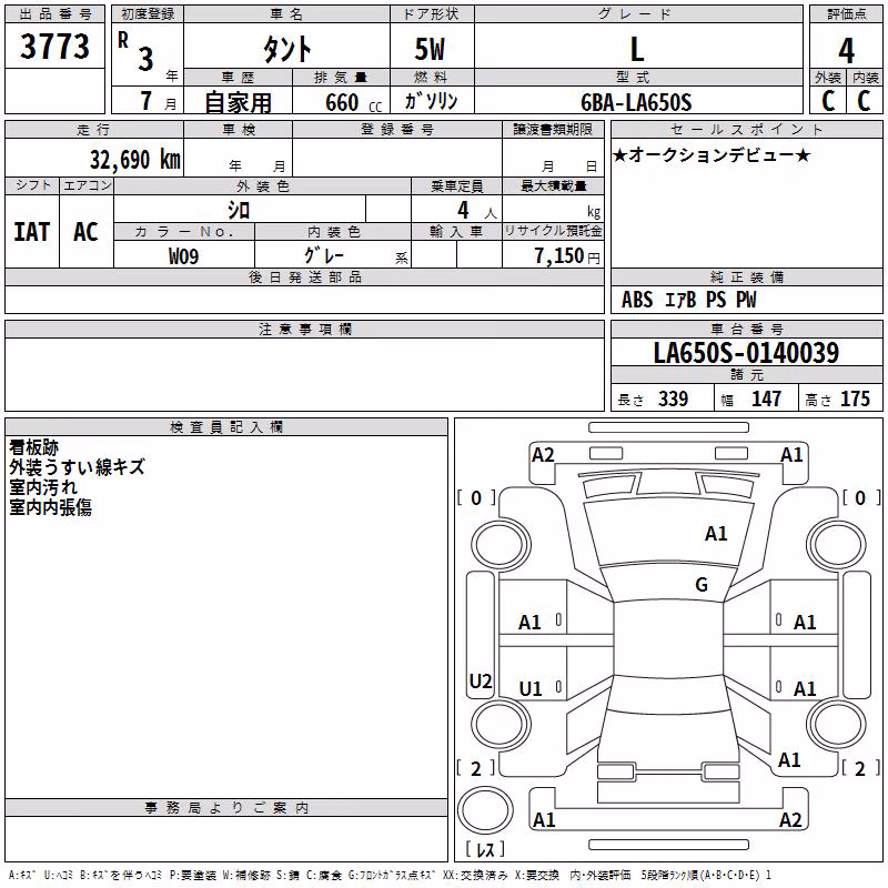 DAIHATSU TANTO