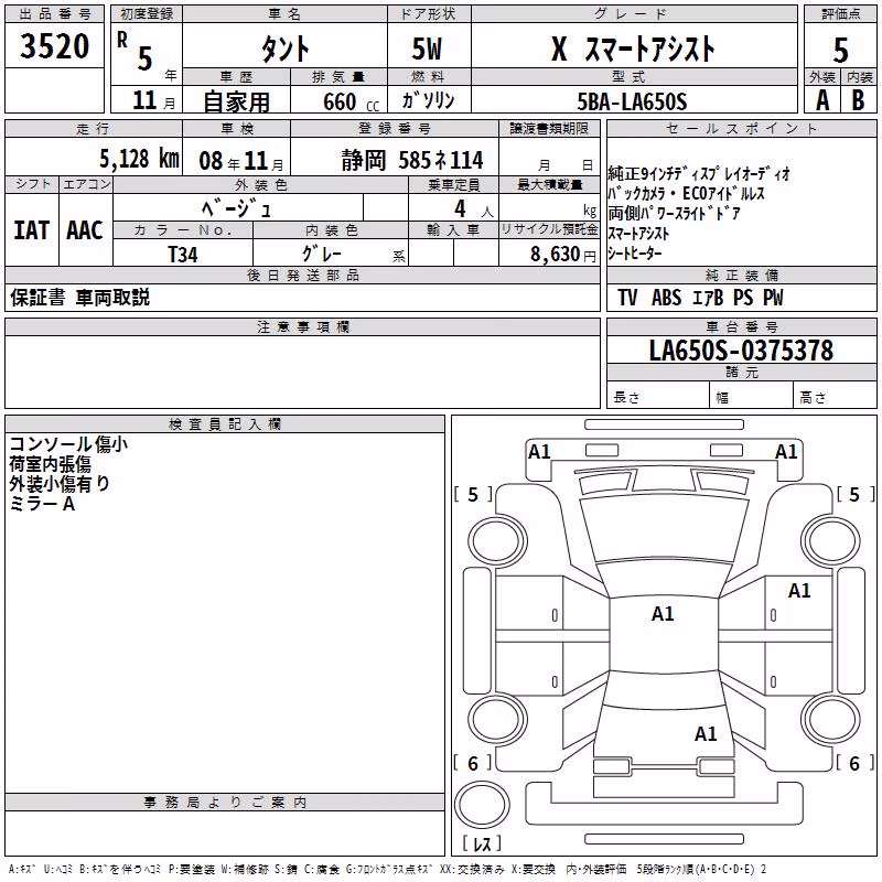 DAIHATSU TANTO