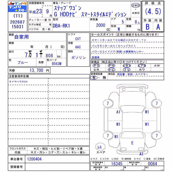 HONDA STEPWGN