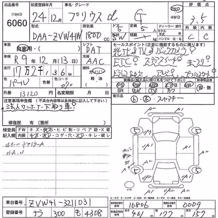 TOYOTA PRIUS ALPHA