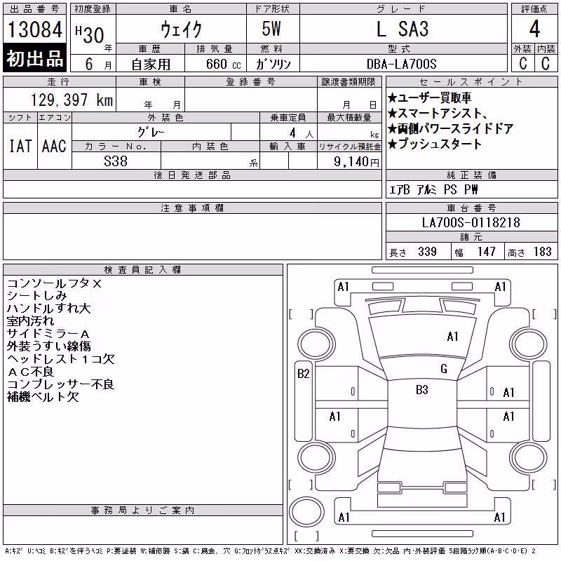 DAIHATSU WAKE
