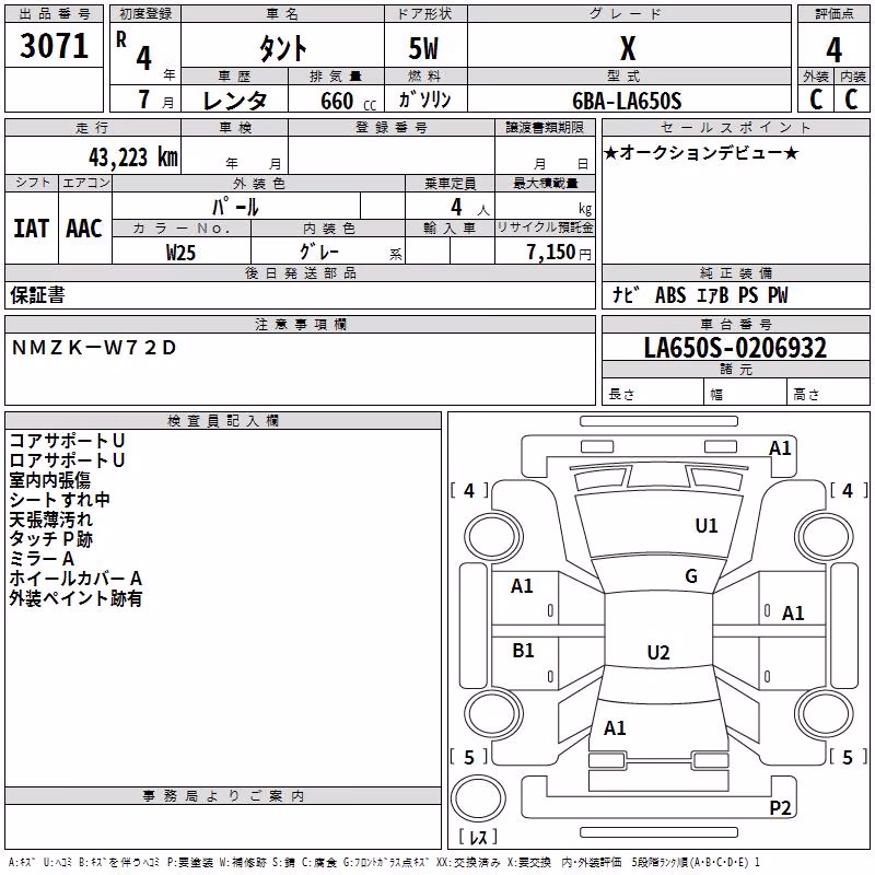 DAIHATSU TANTO
