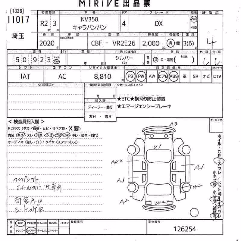 NISSAN NV350 CARAVAN