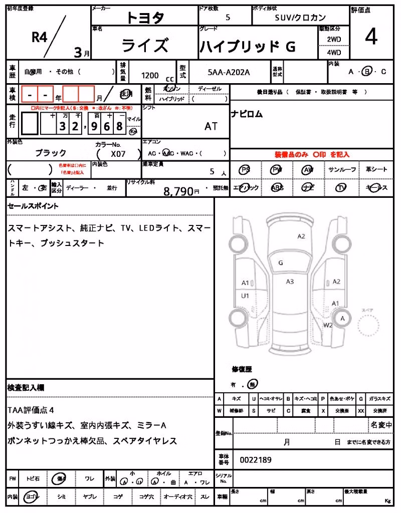 TOYOTA RAIZE