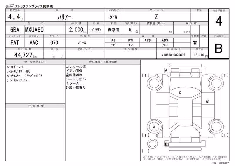 TOYOTA HARRIER