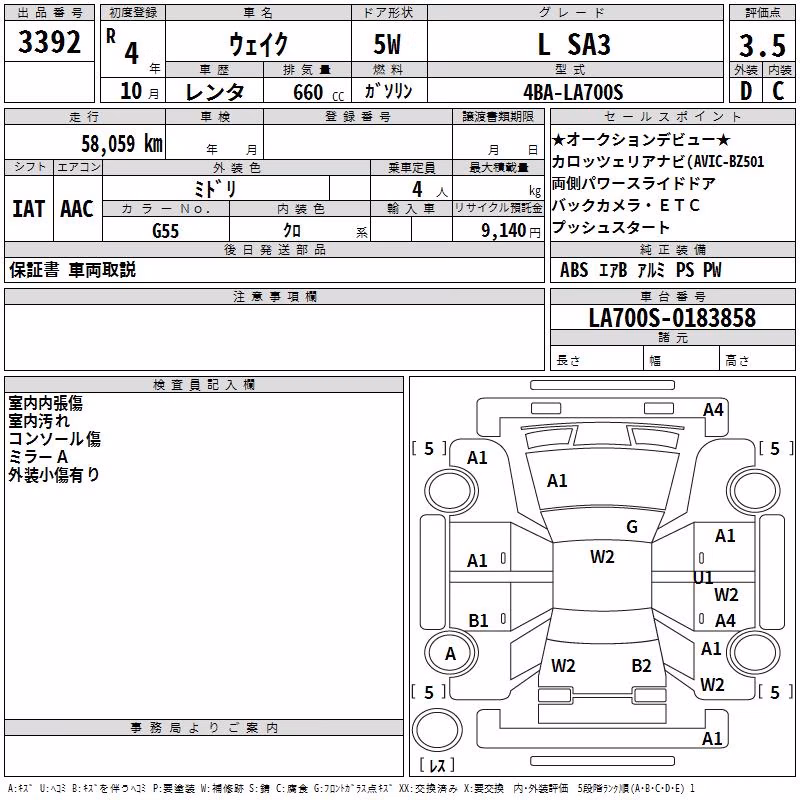 DAIHATSU WAKE