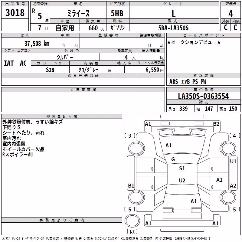 DAIHATSU MIRA E:S