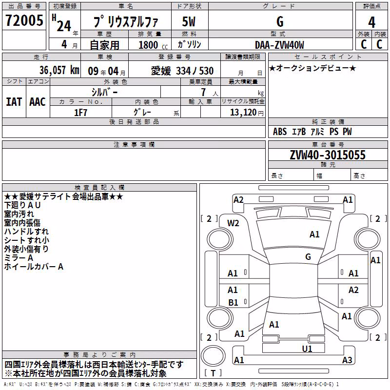 TOYOTA PRIUS ALPHA