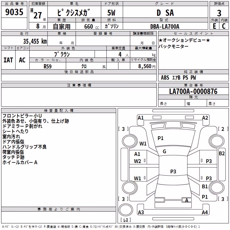 TOYOTA PIXIS MEGA