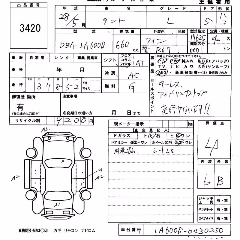 DAIHATSU TANTO