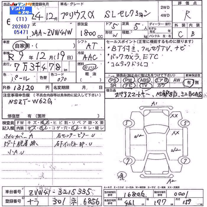 TOYOTA PRIUS ALPHA