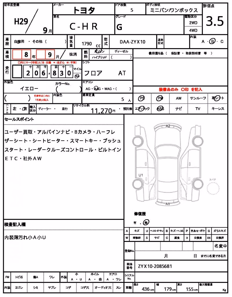 TOYOTA C-HR