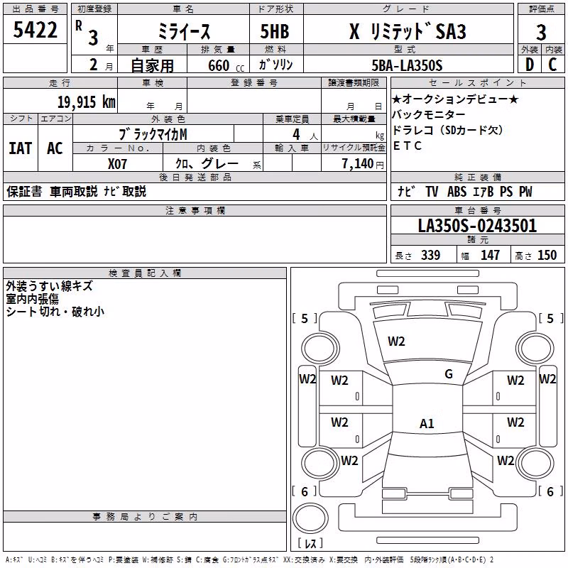 DAIHATSU MIRA E:S