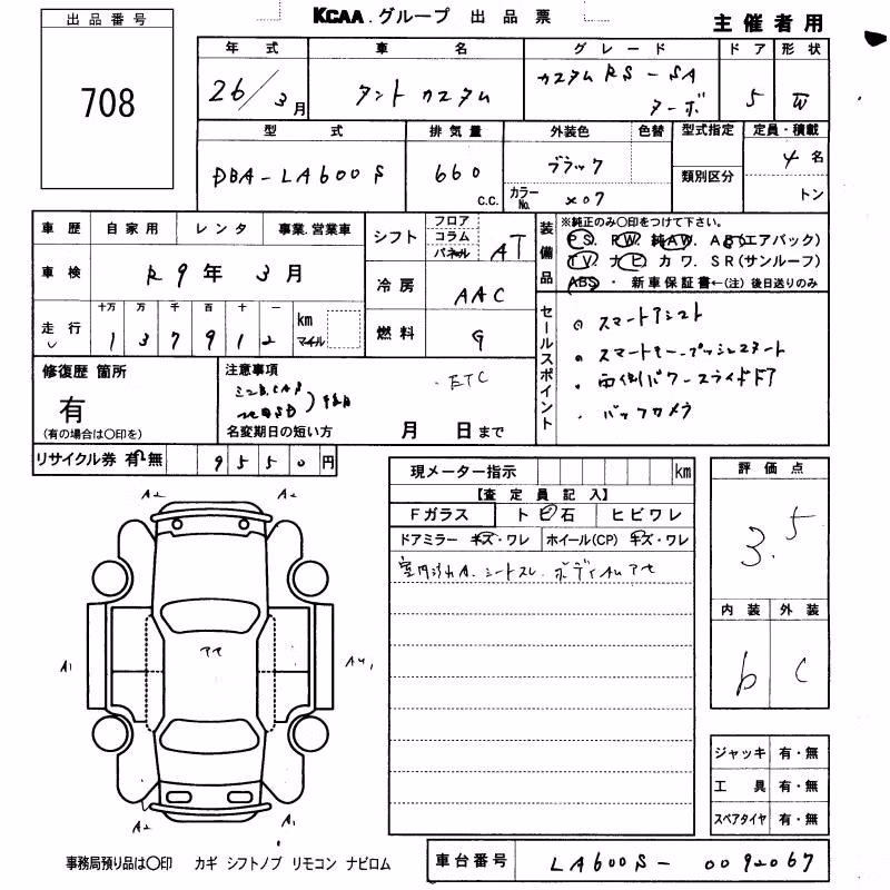DAIHATSU TANTO