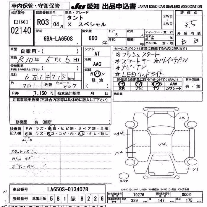 DAIHATSU TANTO