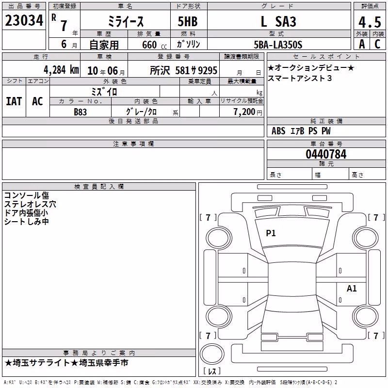 DAIHATSU MIRA E:S