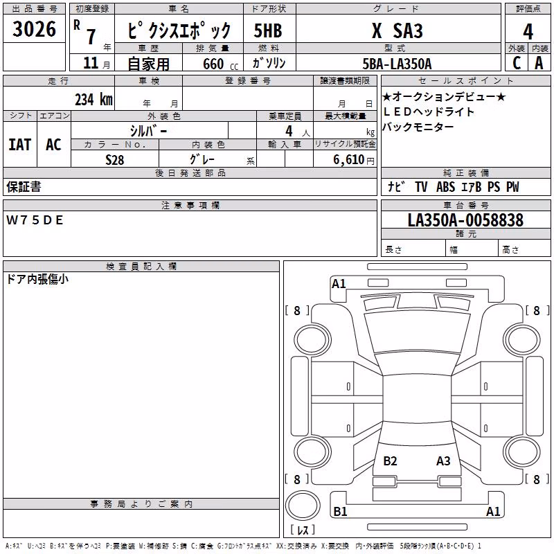 TOYOTA PIXIS EPOCH