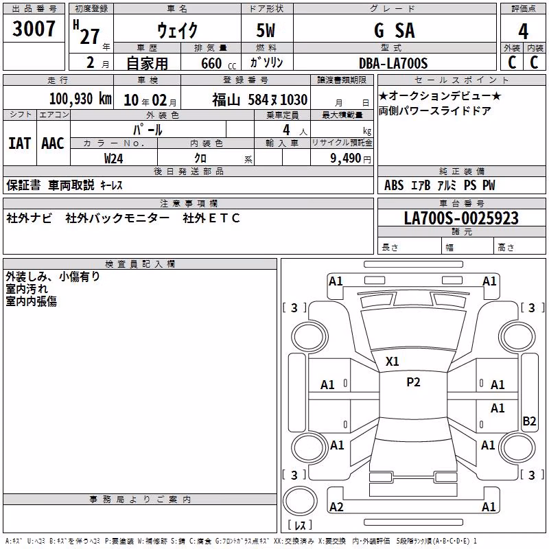 DAIHATSU WAKE
