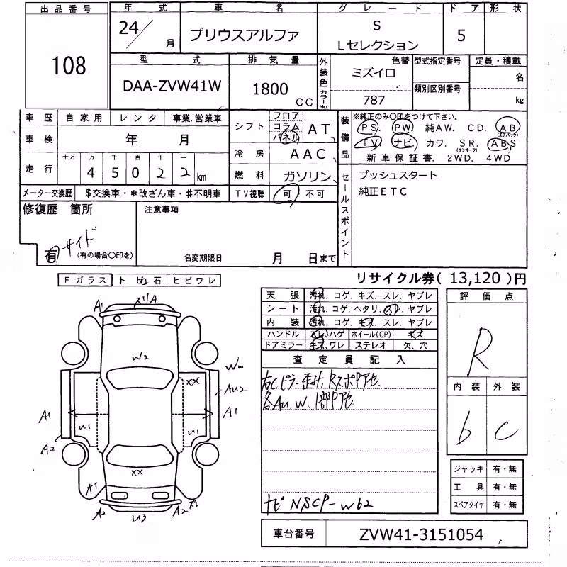 TOYOTA PRIUS ALPHA