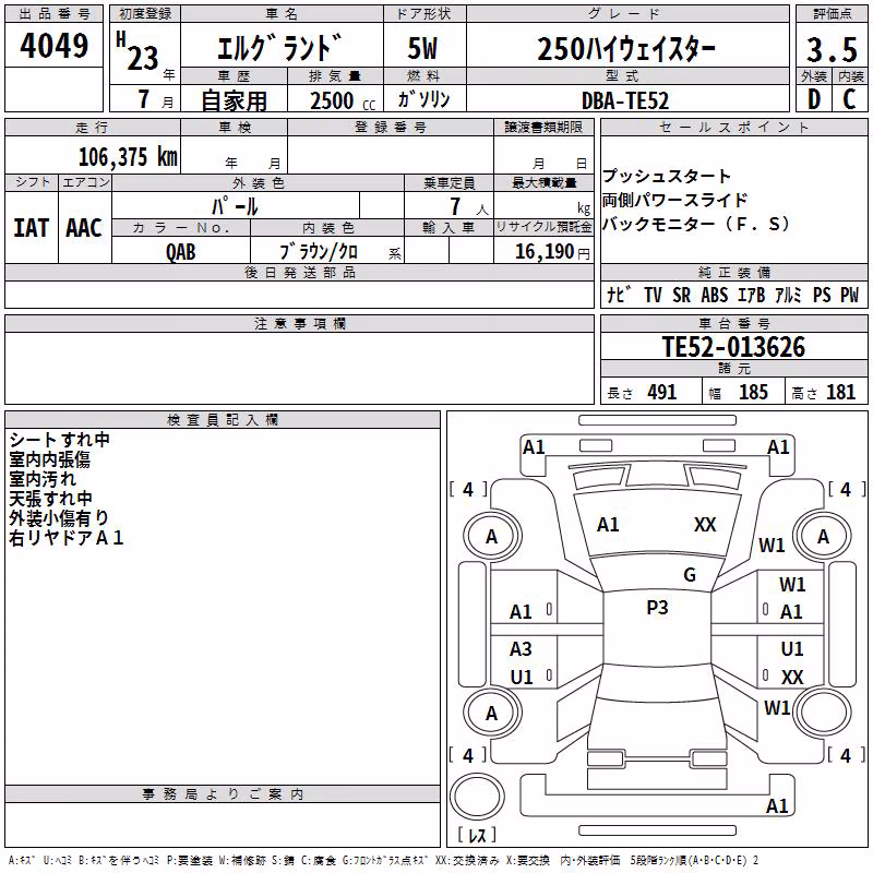 NISSAN ELGRAND