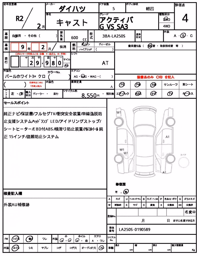 DAIHATSU CAST