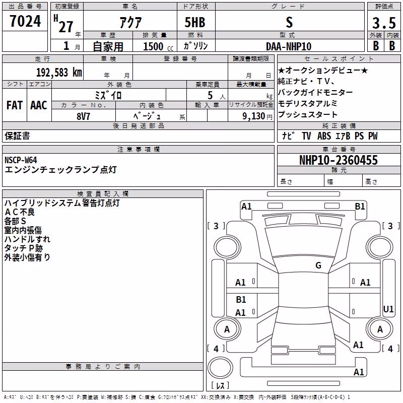 TOYOTA AQUA