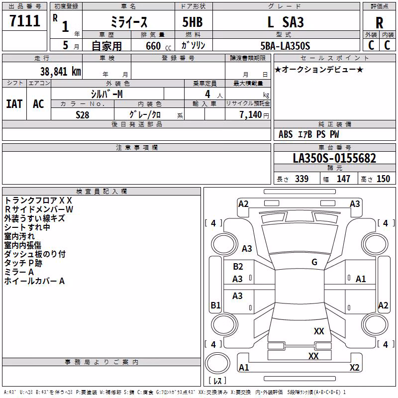 DAIHATSU MIRA E:S