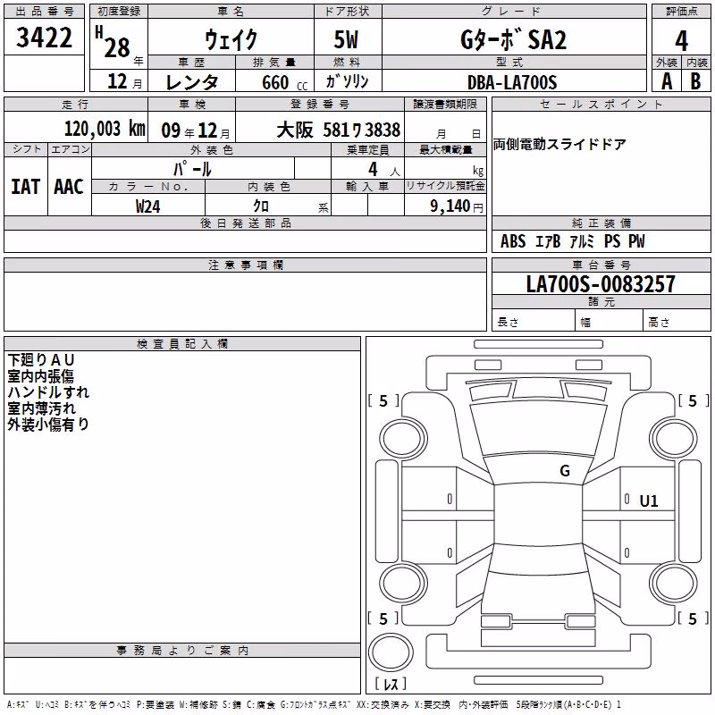 DAIHATSU WAKE