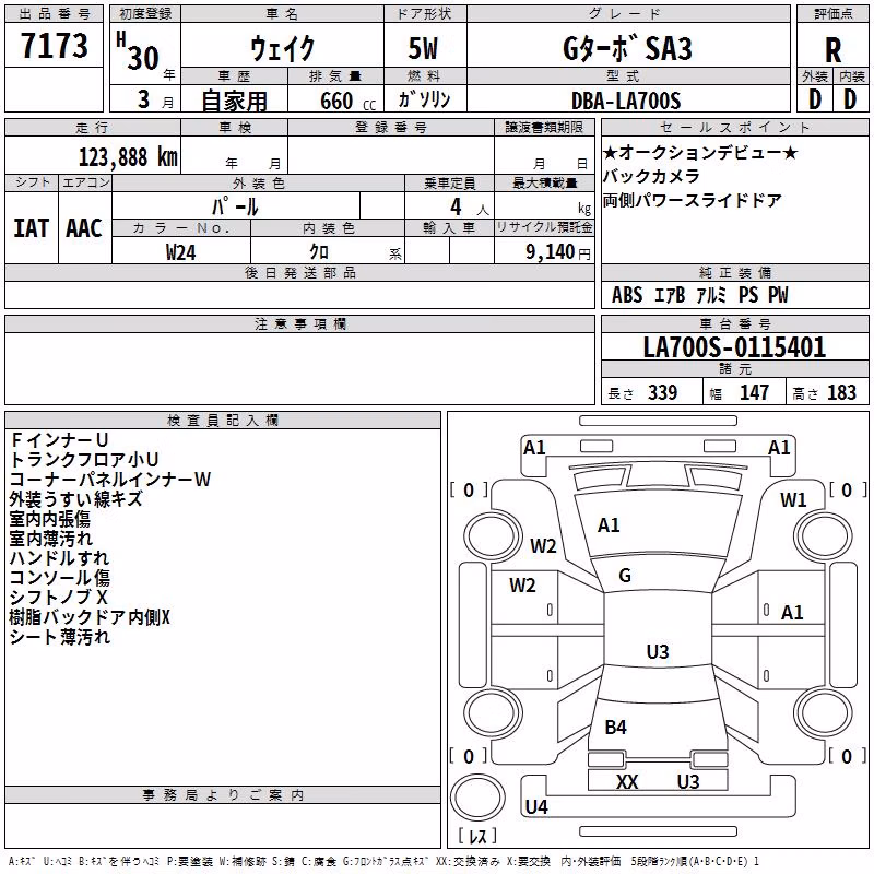 DAIHATSU WAKE