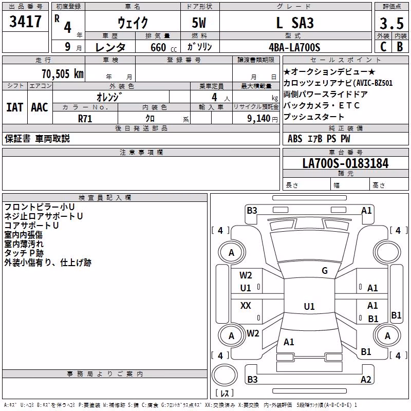 DAIHATSU WAKE