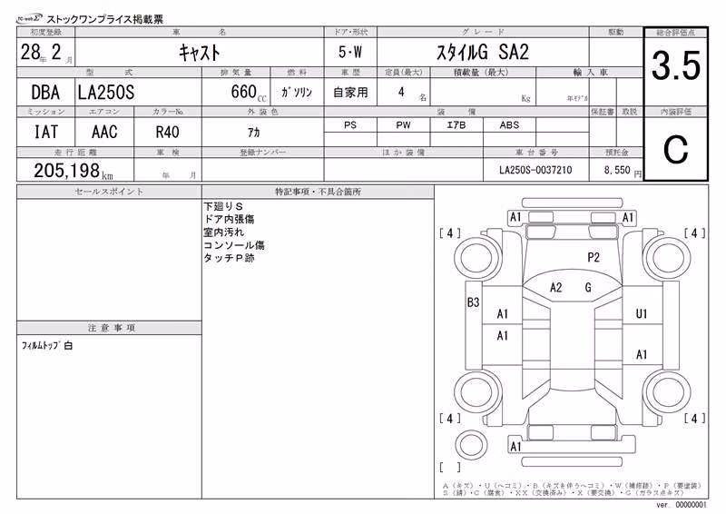 DAIHATSU CAST