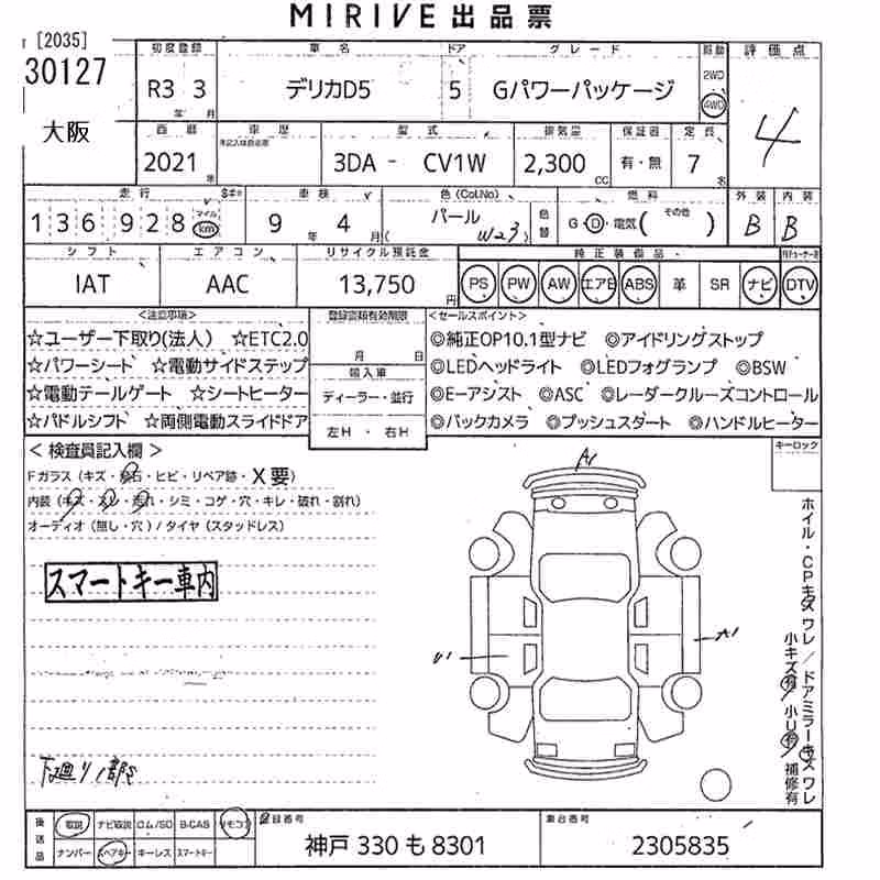 MITSUBISHI DELICA D:5