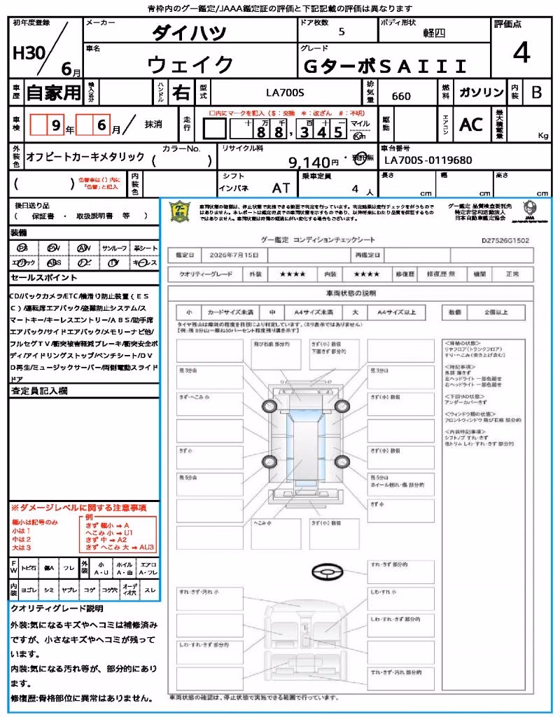 DAIHATSU WAKE