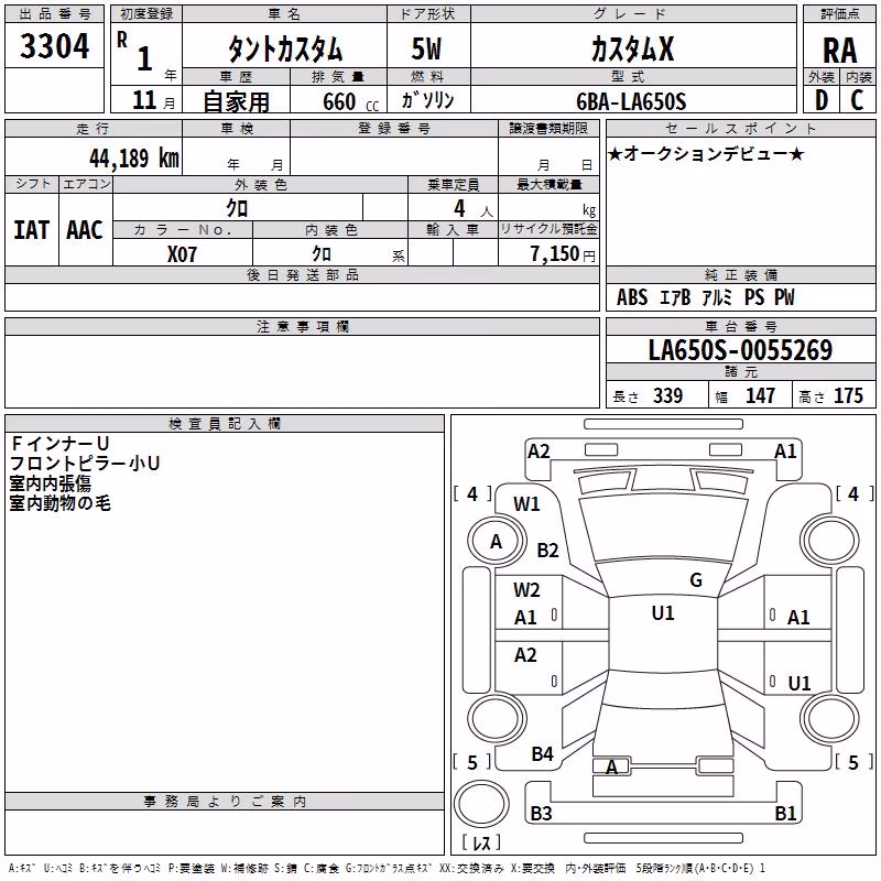 DAIHATSU TANTO
