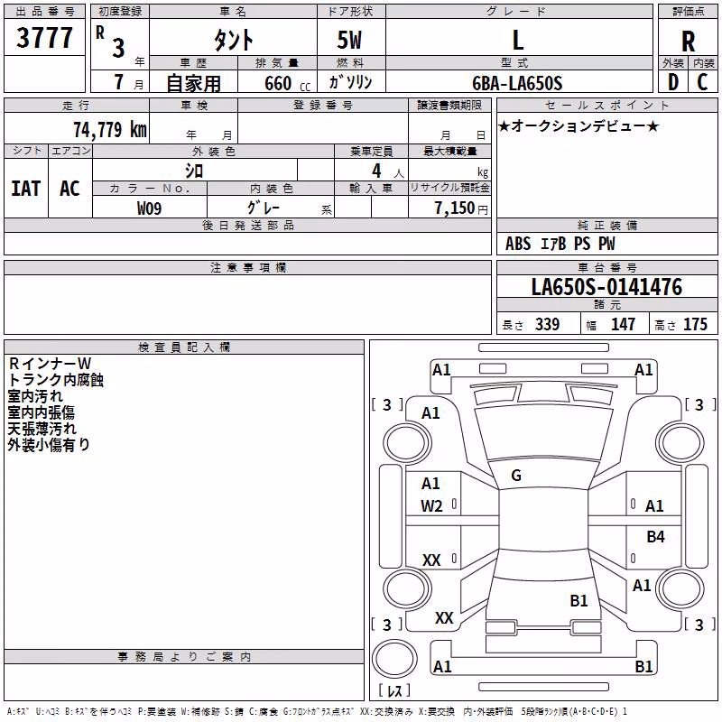 DAIHATSU TANTO