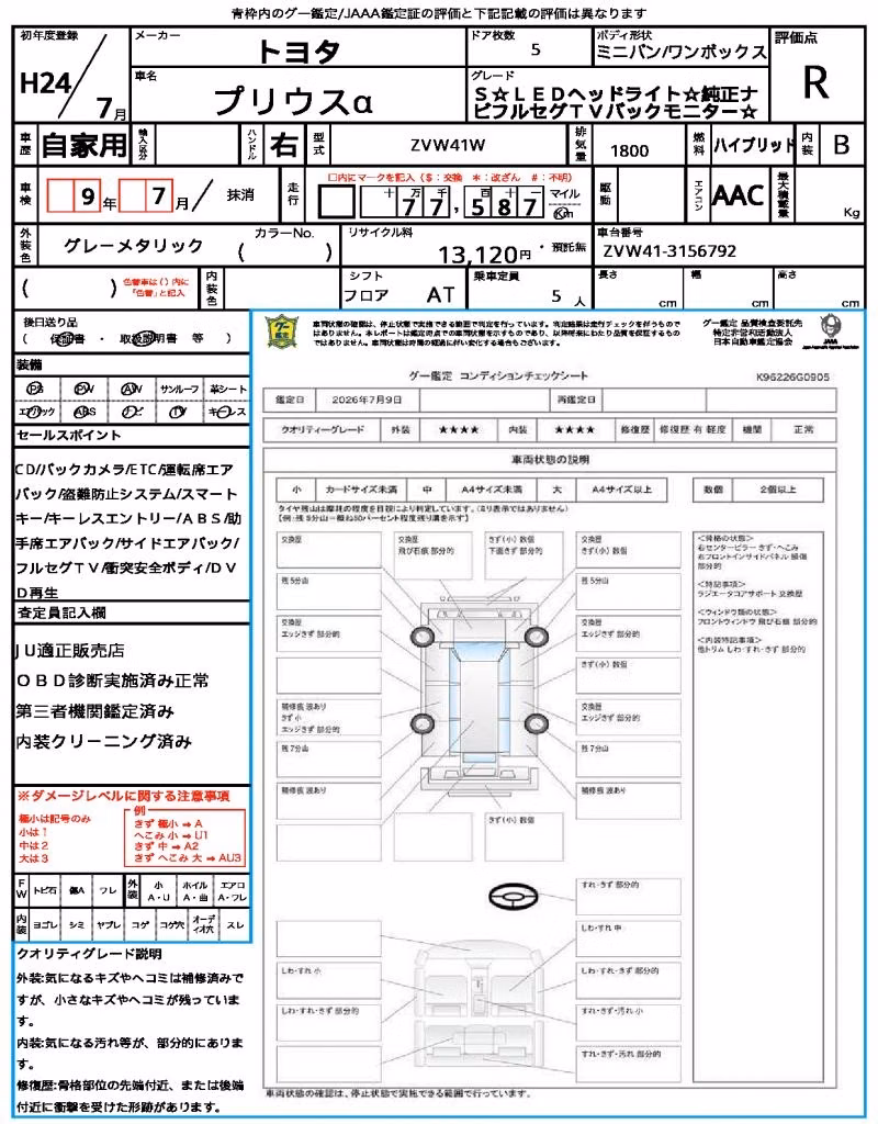 TOYOTA PRIUS ALPHA