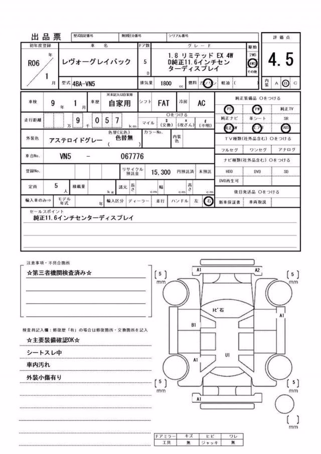 SUBARU LEVORG