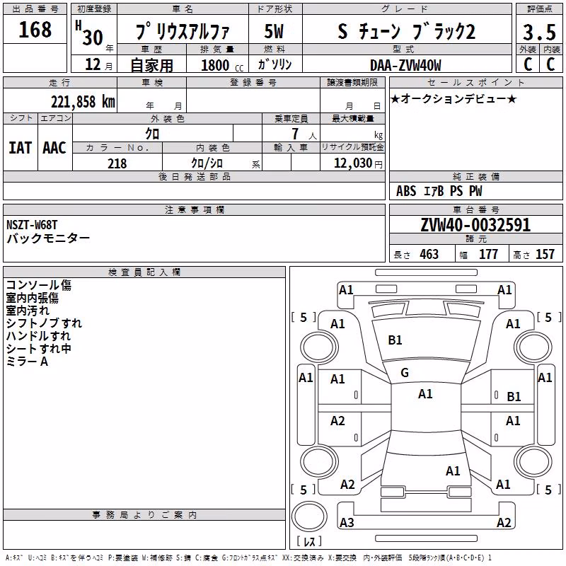 TOYOTA PRIUS ALPHA