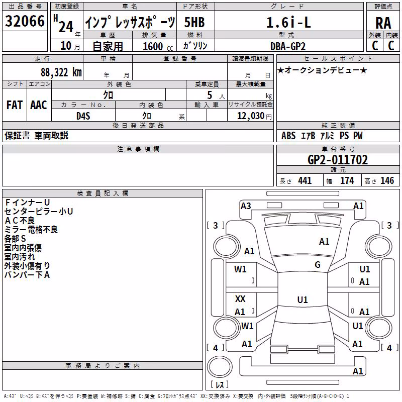 SUBARU IMPREZA