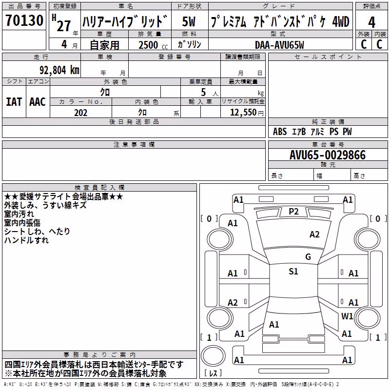 TOYOTA HARRIER