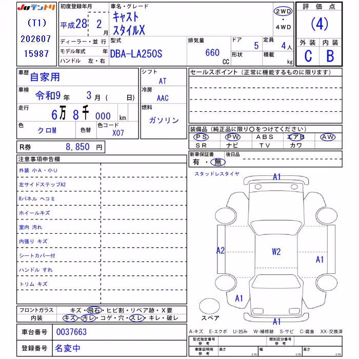 DAIHATSU CAST