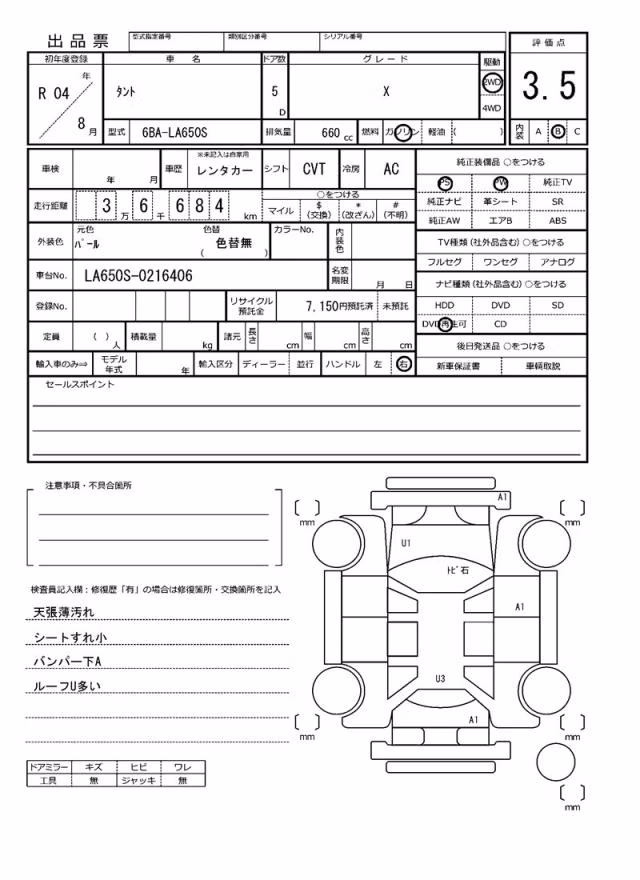 DAIHATSU TANTO