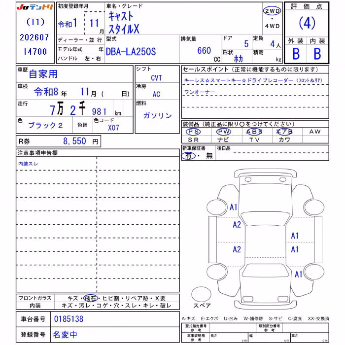 DAIHATSU CAST