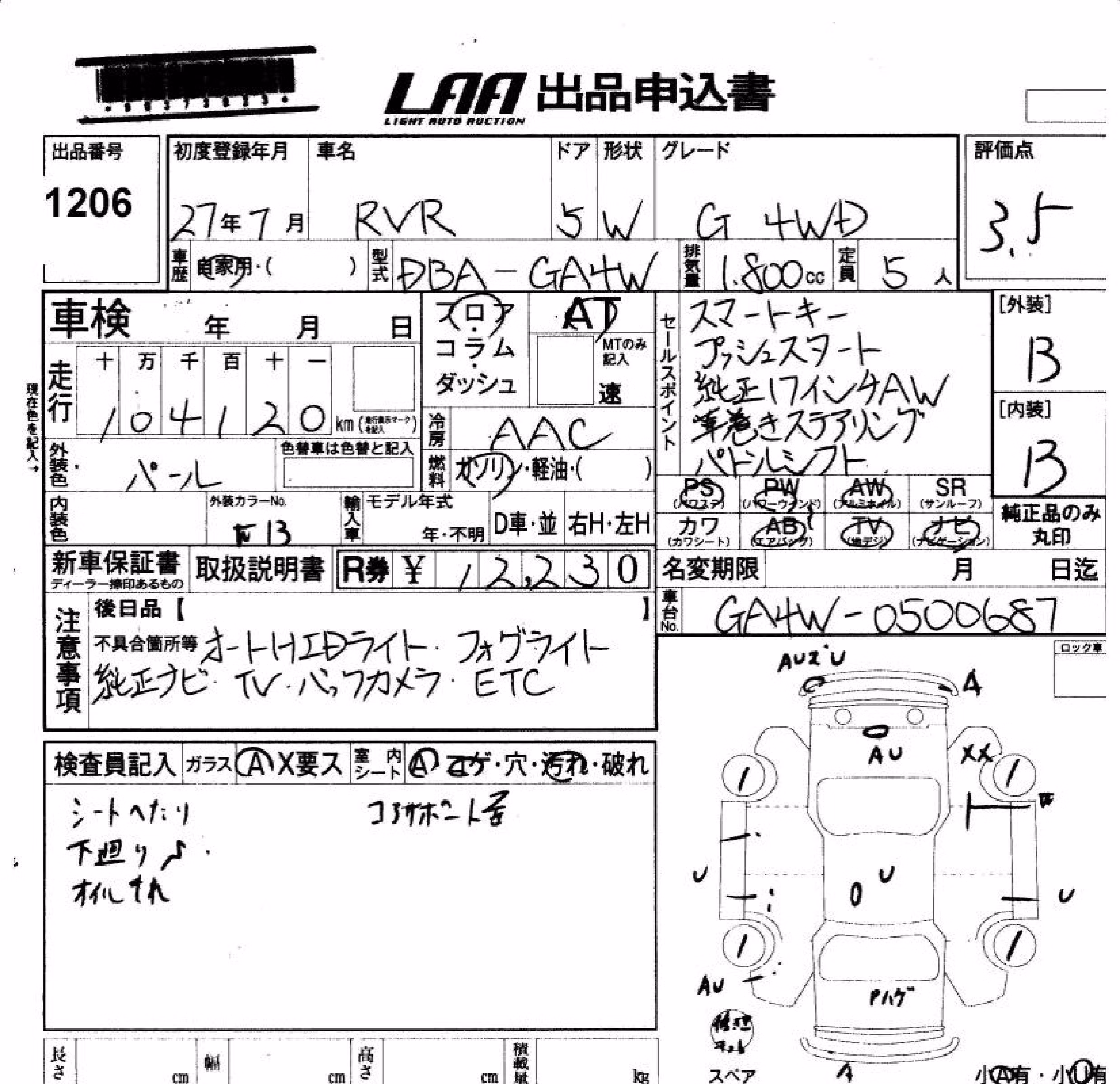 MITSUBISHI RVR