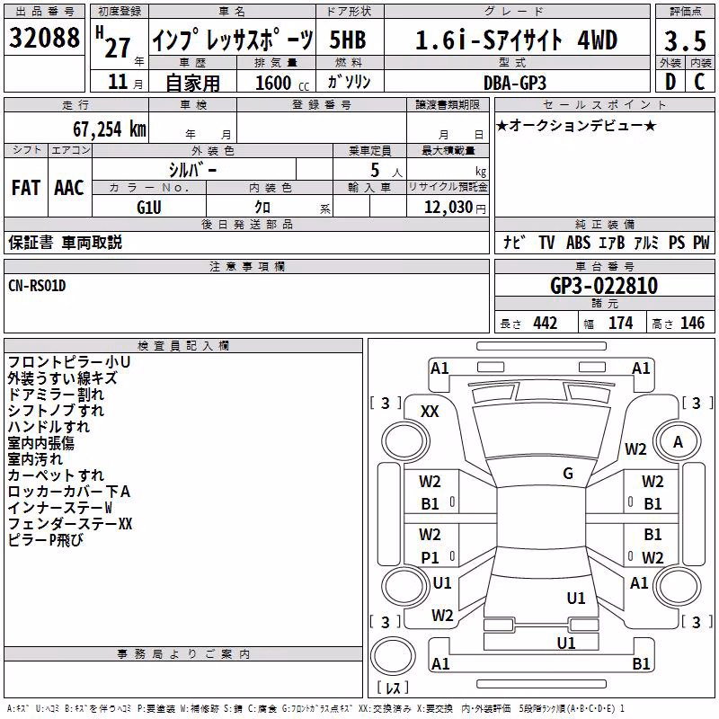 SUBARU IMPREZA