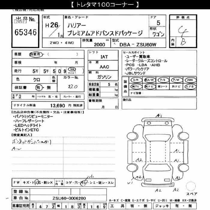 TOYOTA HARRIER
